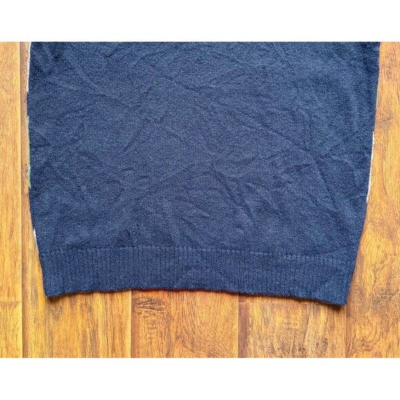 J Crew 100% Lambs Wools Mens‎ Argyle Sweater Vest Sz L Academia Preppy Classic - Picture 12 of 15